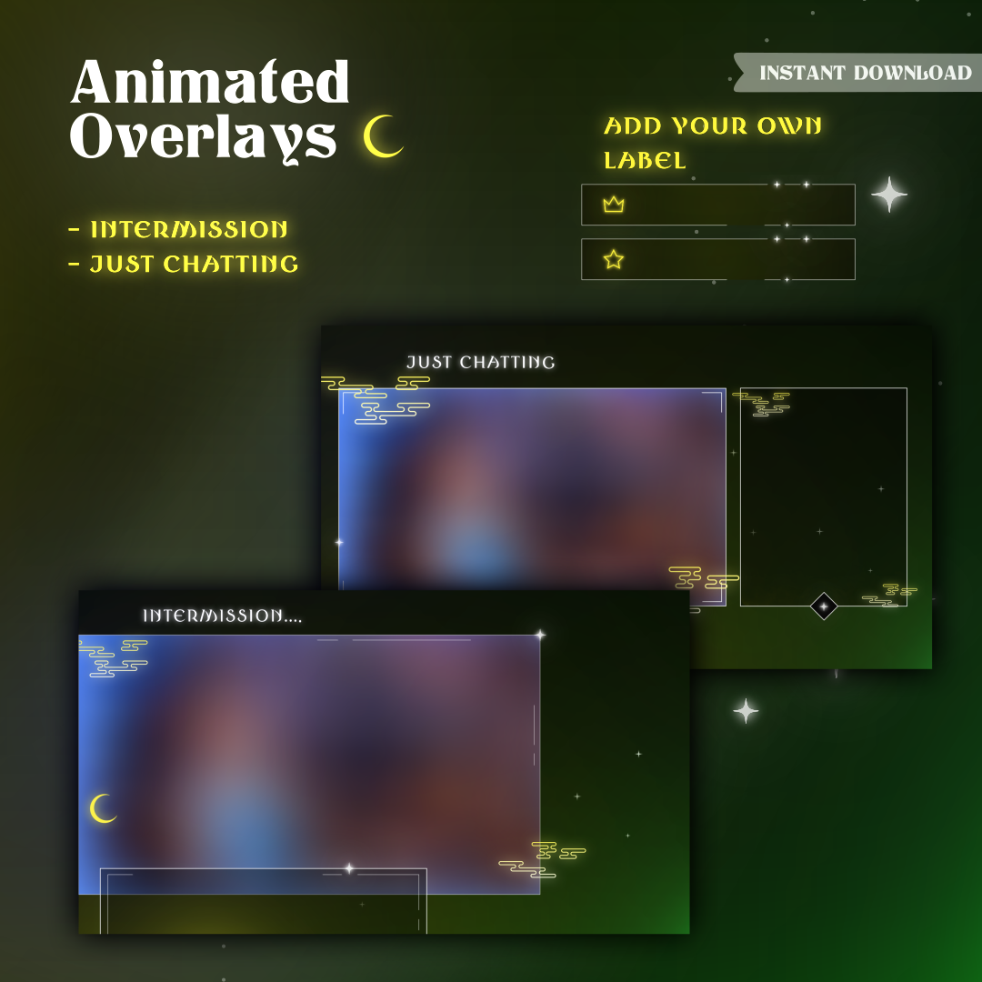 Japanese Tiktok V-tuber stream Overlay | TikTok Screens | Pink Tiktok Stream Overlay | Twitch Overlay Package | Animated Overlay